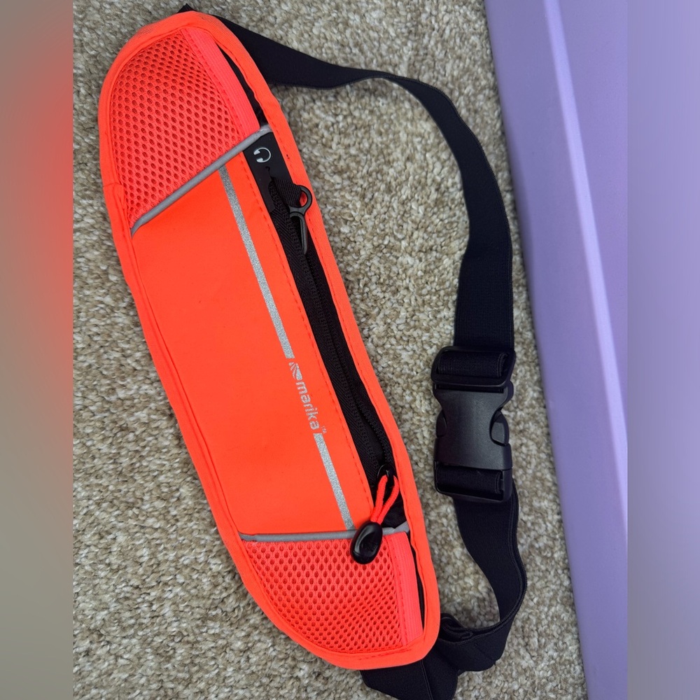 Marika running belt - Neon orange/pink